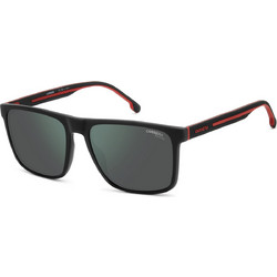 Carrera CA8064S OIT/Q3 Ανδρικά Γυαλιά Ηλίου Τετράγωνα Κοκάλινα Μαύρα με Μαύρο Polarized Φακό