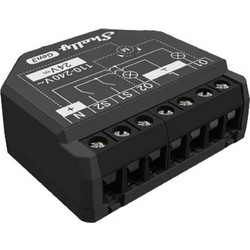 Shelly 2PM Gen3 Ενδιάμεσος Διακόπτης Wi-Fi - Bluetooth - Μαύρο (06-6850)