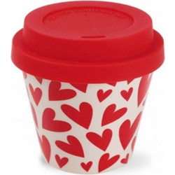 iDrink Κούπα με καπάκι πλαστικη 90 ml heart ID5130