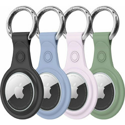 Dux Ducis Secure Holder AirTag Black/Blue/Pink/Olive Green 4-Pack