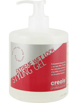 Creole Wet Look Styling Gel Μαλλιών για Wet Look Πολύ Δυνατό Κράτημα 500ml