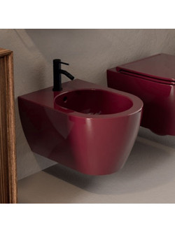 Μπιντέ κρεμαστό 50,5cm 5202 Glam Scarabeo Glossy Cherry (μπορντό γυαλιστερό)