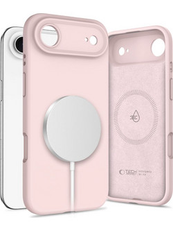 Tech-Protect Silicone MagSafe Case for iPhone 17 Air - Pink