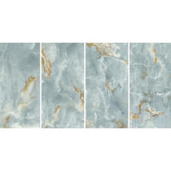 Πλακάκι The Room BLU AQ6 LPM Onyx Aqua Blue Gold B' Retificatto Satin Μπλε 60x120 Imola Ceramica