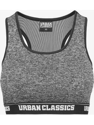 Urban Classics Αθλητικό Μπουστάκι με Μέτρια Στήριξη Γκρι TB1656