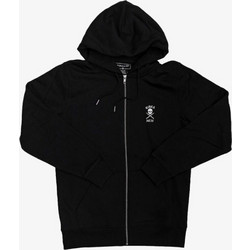 Circa AL50 Skull Zip Hoody Ανδρική Ζακέτα με Κουκούλα με Φερμουάρ Μαύρη LZH004-BLK