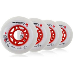 POWERSLIDE Men Kids 72mm/82a 4-pack Inline Skate Wheels - - - 905177/72
