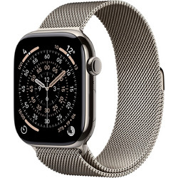 Apple Watch Series 11 Cellular 42mm Titanium Natural Milanese Loop Natural