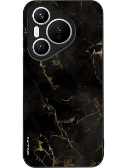 Sonique Marble Series Back Cover Black 01 (Huawei Pura 70)