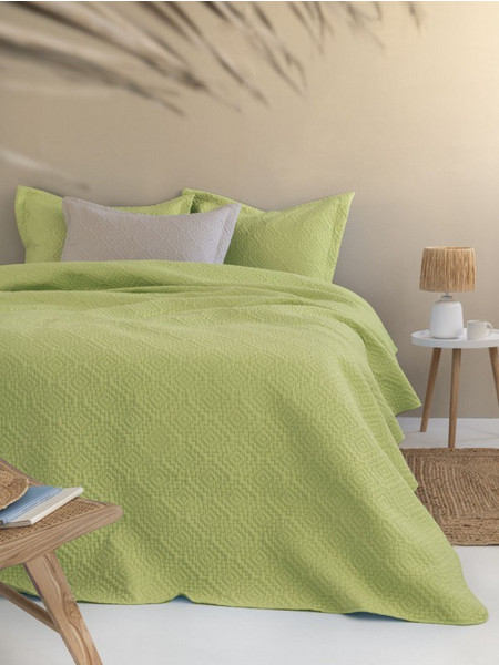 Palamaiki Κουβερλί υπέρδιπλο 220x240 KAREN GREEN Πράσινο