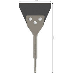 BOSCH ΞΥΣΤΡΑ ΔΑΠΕΔΟΥ PRO SDS-PLUS 130 x 290 mm 2608690610