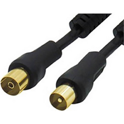 Lancom Καλώδιο Κεραίας Coax Male to Coax Female 1.5m Black 5τμχ 02.006.0130