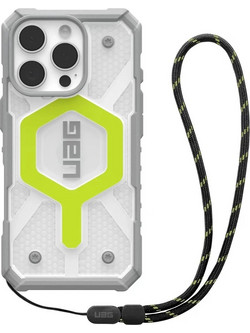 UAG Θήκη Pathfinder Clear MagSafe iPhone 16 Pro Max με Κορδόνι Active Neon