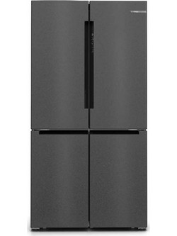 Bosch KFN96AXEA Ψυγείο Ντουλάπα 605lt Full No Frost Υ183xΠ91xΒ73.1cm Μαύρο