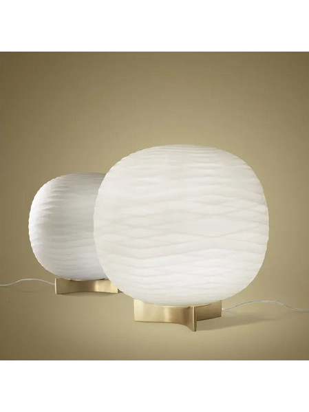 FOSCARINI Foscarini Gem T | Επιτραπέζιο Φωτιστικό Murano με Χρυσή Βάση (FN274001_10)