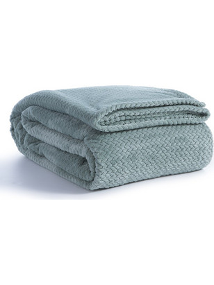 Κουβέρτα Υπέρδιπλη Flannel 220x240 Nef-Nef Homeware Worth GREEN