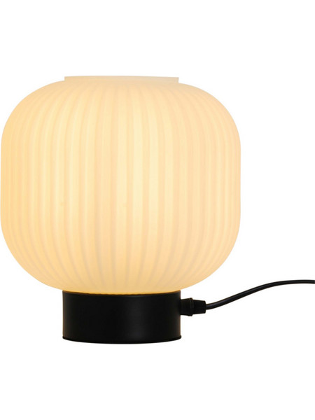 Viokef 4257700 Πορτατίφ Ε27 Λευκό Μαύρο Φ20xΥ21cm