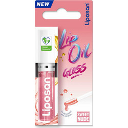 Liposan Gloss Lip Oil Sweet Nude Vegan Friendly 5.1gr
