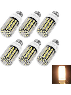 12W 1100LM λαμπτήρας καλαμποκιού, 6 PCS YouOKLight E27 136 LED SMD 5733, AC 220V (θερμό λευκό) (Λευκό ζεστό) (OEM)