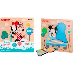 Disney Mickey Minnie assorted wooden puzzle