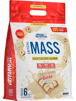 Applied Nutrition Critical Mass Original Strawberry Πρωτεΐνη Ορού Γάλακτος Όγκου 6kg