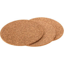 Σουπλά Μαγειρικών Σκευών Excellent Houseware - Φελλός - 19.5x19.5x0.6cm - 3 τεμάχια