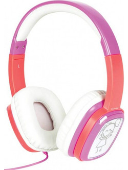 AvLink Doodle Kids Ενσύρματα Ακουστικά On Ear Ροζ