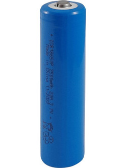 KAL ELECTRONICS 0222 Li-ion ICR18650p 3,7V 2500mAh 20A (με κεφάλι) 11242