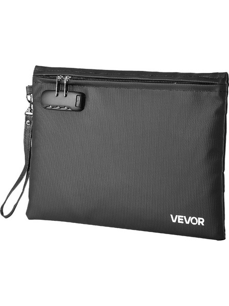 VEVOR Θερμομονωτική & Αδιάβροχη Θήκη Εγγράφων 9.64 x 14.17 x 0.62 ιντσών με Κλείδωμα Συνδυασμού DSFHDCGKDCRQFQXRT001V0