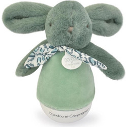Doudou et compagnie 4197 Doudou Et Compagnie Jolijou Υφασμάτινο μουσικό φωτάκι νυχτός Κουνελάκι Green