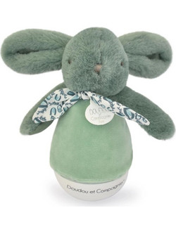 Doudou et compagnie 4197 Doudou Et Compagnie Jolijou Υφασμάτινο μουσικό φωτάκι νυχτός Κουνελάκι Green