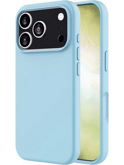 Θήκη Rubber Ενισχυμένης Σιλικόνης για iPhone 17 Pro Γαλάζιο