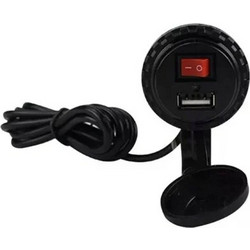 Φορτιστής USB μοτοσυκλέτας Car Charging Mobile Phone Charger JG128 μαύρο