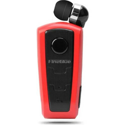 Fineblue F910 Ακουστικό Bluetooth In Ear Πέτου Red