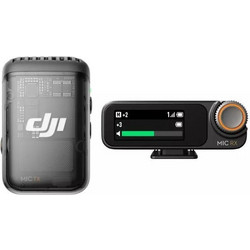 DJI Mic Σετ Ασύρματο Μικρόφωνο Πέτου (1 TX + 1 RX)