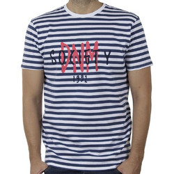 Ριγέ Κοντομάνικη Μπλούζα T-Shirt DOUBLE TS-120 SS20 CC1 Navy