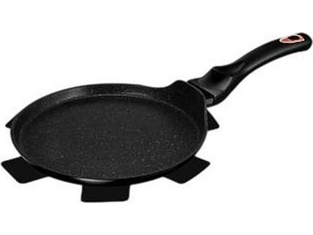 Berlinger Haus BH-1639 Black Rose Collection Κρεπιέρα Αλουμινίου Αντικολλητική Μαρμάρινη Επίστρωση 25cm