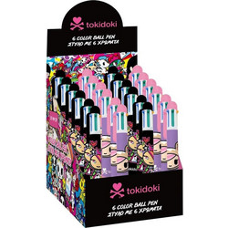 Tokidoki Στυλό με 6 χρώματα (2 σχέδια)