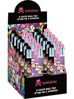 Tokidoki Στυλό με 6 χρώματα (2 σχέδια)