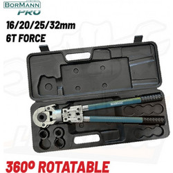 BORMANN Pro BHT8005 ΠΡΕΣΑ ΣΥΣΦΙΞΗΣ ΥΔΡΑΥΛΙΚΗ 16-20-25-32mm 8τμχ (077480)