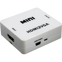 Μετατροπέας HDMI Σε VGA Με Ήχο Καλώδιο 0.2m Λευκό