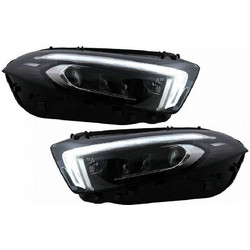 Μπροστινά Φανάρια Set Για Mercedes-Benz A-Class W177 / V177 2018-2022 Αλογόνου Upgrade Σε Full Led DRL Με Μοτέρ Carner 0032663