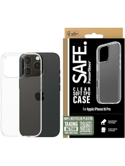 PanzerGlass Case Safe By Tpu For Iphone 16 Pro Transparent - (SAFE95897)