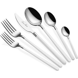 Μαχαιροπίρουνα Allegra (Σετ 36Τμχ) 645DRM1222 Silver-White Hermia 36 τμχ Ανοξείδωτο Ατσάλι