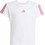 Adidas Παιδικό T-Shirt Κοντομάνικο Λευκό Ροζ JY4973