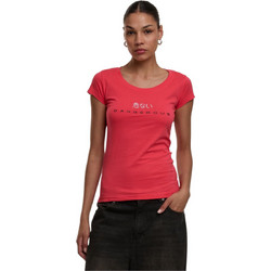 T-Shirt DLTS135-04041 Dangerous DNGRS Loud Pink/White