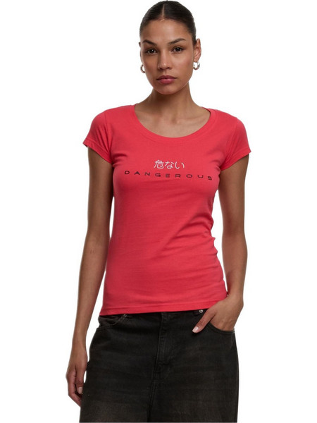 T-Shirt DLTS135-04041 Dangerous DNGRS Loud Pink/White