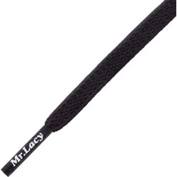 Mr. Lacy Flexies 90cm Unisex Κορδόνι 316546 ΜΑΥΡΟ
