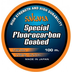 Sakana Special 100m Fluorocarbon Coated 0.284mm Πετονιά