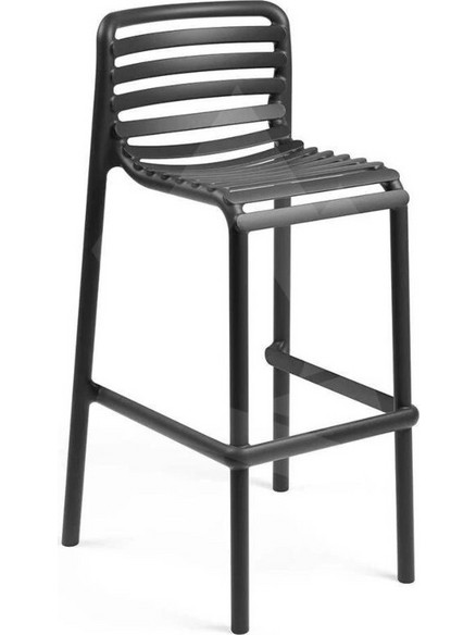 Σκαμπό εξωτερικού χώρου DOGA STOOL ANTRACITE 40348.02.000 Πλάτος: 51Βάθος: 49,5Ύψος 75/100 cm